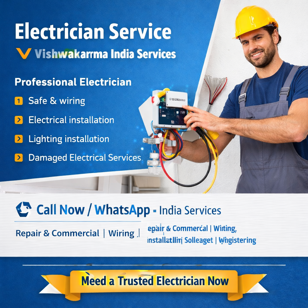 Best electrician services in Delhi NCR || vishwakarma india services